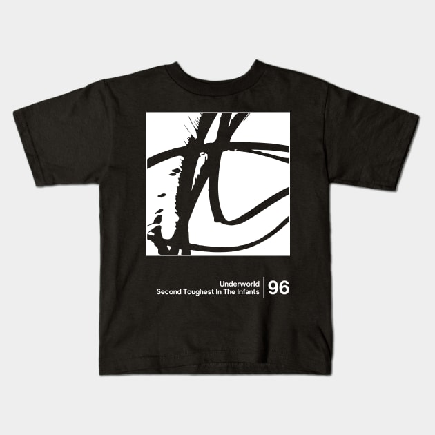 Second Toughest In The Infants / Minimal Style Graphic Artwork Design Kids T-Shirt by saudade